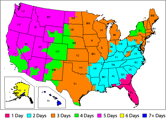 FedEx Map