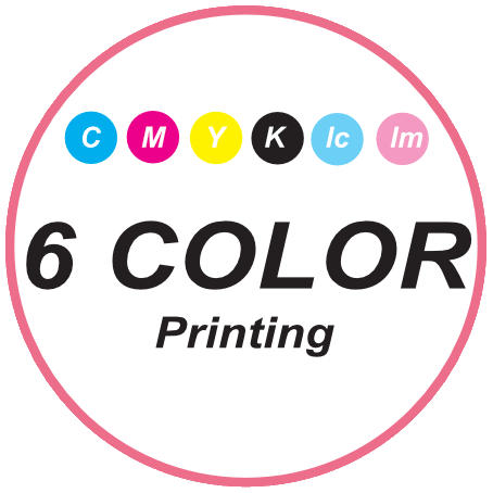 6 Color Printing - CMYK+Lm+LC